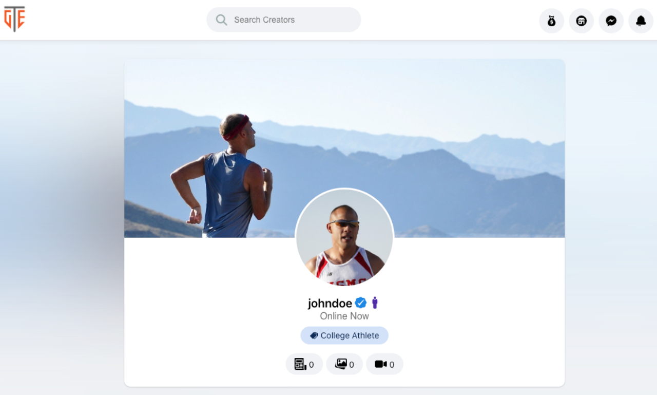 Social Profile Screenshot